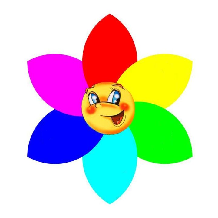 Une fleur composée de confettis à six pétales, chacun symbolisant un seul régime