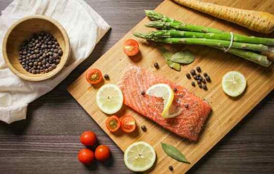 Poisson et légumes