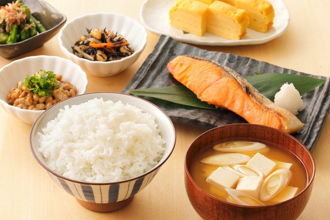 Nourriture diététique japonaise